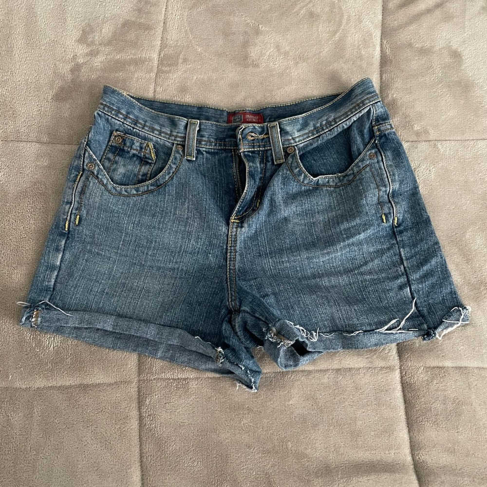 Faded Glory High Rise Denim Shorts